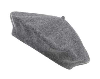 Lasessor Vilma -villabaskeri, tummanharmaa